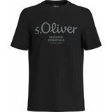 s.Oliver LOGO T-NOOS Muška majica, crna, veličina
