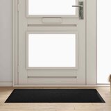 vidaXL Otirač Crna 80 x 120 cm Teddy tkanina | shoptok.hr
