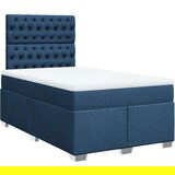  Krevet s oprugama i madracem plavi 120 x 190 cm od tkanine | shoptok.hr
