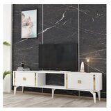 Hanah home tv polica doruk white gold | ePonuda.com