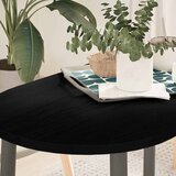 Stolna ploča tamnosmeđa 100x50x2 cm ovalna masivna hrastovina | shoptok.hr