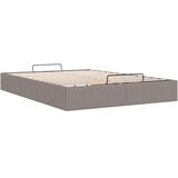  Otomanski okvir kreveta bez madraca smeđesivi 140x190cm tkanine | shoptok.hr