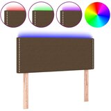  Posteljno vzglavje temno rjavo 80x5x78/88 cm blago, (20735921) | Shoptok.si