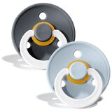 Bibs duda varalica - lateks Colour (okrugle) - Iron GLOW/Baby Blue GLOW (vel.2) BIBS-INB-2 iron/baby blue Bibs duda varalica - lateks Colour (okrugle) - Iron GLOW/Baby Blue GLOW (vel.2) BIBS-INB-2 iron/baby blue Slike