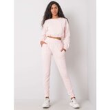 Fashion Hunters RUE PARIS Light pink women's set | Shoptok.si