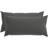  Jastuk s jastukom HEERLEN 2 kom. Antracit Poliester - Antracit 40 x 80 cm 2 | shoptok.hr