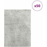 Dekor Paneli 50 pcs Betonski sivi 15 x 21 x 0.27 cm | shoptok.hr