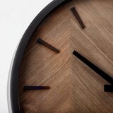  Zidni sat prečnika 30 cm 1xAA crni/braon | Eponuda.com