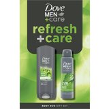 Dove Men+Care Refresh+Care darilni set za moške Cene