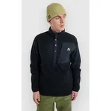 Cinder Half-Zip Pulover iz flisa true black