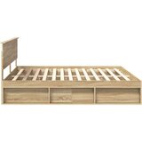  Okvir za krevet Sonoma 200 x 200 cm Čvrsto borovo drvo | shoptok.hr