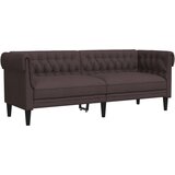  2-dijelni set sofa tamnosmeđi od tkanine | shoptok.hr