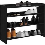  Stalak za cipele crni 80x25x62 cm od konstruiranog drva | shoptok.hr