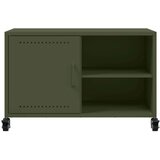 vidaXL TV ormarić maslinastozeleni 68x39x43,5 cm hladno valjani čelik | shoptok.hr