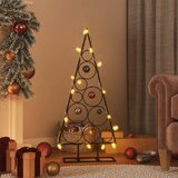 vidaXL Metalno ukrasno božićno drvce crno 90 cm | shoptok.hr