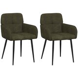  Trpezarijske stolice 2 pcs Umetnička suknja koža 59x56,5x85cm | shoptok.hr