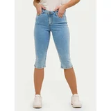 Kaffe Jeans kratke hlače Vicky 10505521 Modra Slim Fit