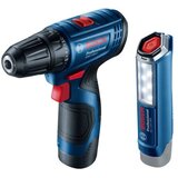 Bosch plavi alat Kombinovani komplet: GSR 120-LI + GLI 12V-300 + 2 x GBA 12V 2.0Ah + GAL 1210 CV u koferu za nošenje 06019G8004 | Eponuda.com