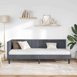  Kutni okvir kreveta Tamno siva 80 cm x 200 cm Baršun | shoptok.hr