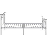  Okvir za krevet sivi metalni 90 x 200 cm | shoptok.hr