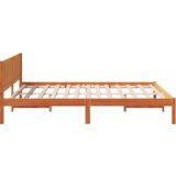  Konstrukcija postelje Rjava 150 x 200 cm Trden borov les, (5000128492) | Shoptok.si
