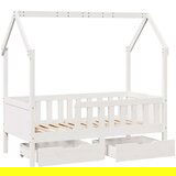 vidaXL Okvir dječjeg kreveta s ladicama bez madraca 80x160 cm od drva | shoptok.hr