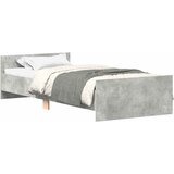  Okvir kreveta boja betona 90 x 190 cm od konstruiranog drva | Eponuda.ba