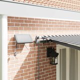 Tenda na ručno uvlačenje s LED diodama antracit&bijela | Eponuda.com