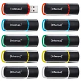10x8GB Business Line USB 2.0 spominski ključki - Barvni