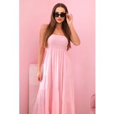 Kesi Włoski Women's viscose dress with elastic top candy pink | Shoptok.si