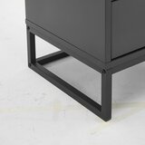 MID.YOU NOČNA OMARICA, antracit, črna | Shoptok.si