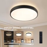  Brilagi - LED prigušiva svetiljka GLASS POOL DOUBLE LED/80W/230V 60 cm crna + daljinski upravljač | Eponuda.com