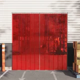 vidaXL Zavjesa za vrata crvena 300 mm x 2 6 mm 25 m PVC