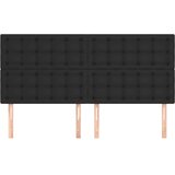  Uzglavlje crno 180x5x118/128 cm umjetna koža | Eponuda.com