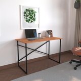 MID.YOU Pisalna Miza Insasi, Barva Hrasta, Črna, 90x50cm | Shoptok.si