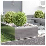 vidaXL Ograda oko Travnjaka 4 kom. 60 x 60 x 35 cm Čelik Srebrna - Nehrđajući čelik 60 x 60 x 35 cm 4 Cijene