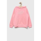 4f Otroški pulover roza barva, s kapuco | Shoptok.si