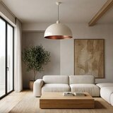 Brilagi LED luster na sajli METALO 1xE27/40W/230V prečnik 60 cm bež/bakarna | Eponuda.com