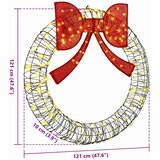  Vijenac Topla bijela 121 x 121 x 10 cm Ratan | shoptok.hr