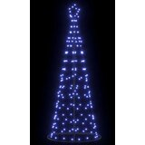 vidaXL LED božično drevesce med 390 LED z stojalom Modra 250 cm elezo | Shoptok.si