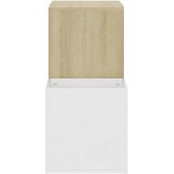 Ormarić za cipele bijeli i boja hrasta 105x35,5x70 cm drveni | Eponuda.com