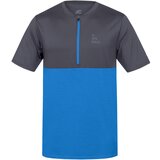 HANNAH Pánské triko Hannaah SANVI asphalt/french blue mel | Shoptok.si