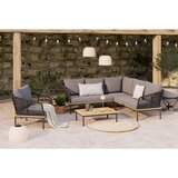 Ambia Garden VRTNI SET aluminij barve akacije antracit, siva, barva tikovine | Shoptok.si
