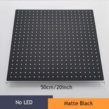 saeuwtowy Tuš glava, kromirana, 20 palčna kvadratna, Matte Black, (5000165985) | Shoptok.si