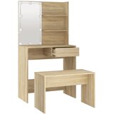  Set toaletnog stolića boja hrasta sonome LED konstruirano drvo | shoptok.hr