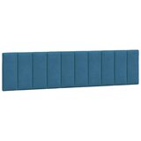  Postelja z vzmetnico modra 200x200 cm žamet, (21653592) | Shoptok.si