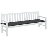 vidaXL Jastuk za vrtnu klupu prošarano antracit 200x50x7 cm tkanine | shoptok.hr