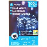 Aigostar LED solarni lanac 100xLED/8 funkcija 12m IP65 hladno bela | Eponuda.com
