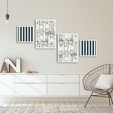Wallity 4PBCT-15 multicolor decorative framed mdf painting (4 pieces) | ePonuda.com