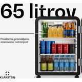 Klarstein Audrey Evo hladnjak za pića | 64 x 47,5 cm | LED unutarnja rasvjeta | 85 W | 42 dB | shoptok.hr